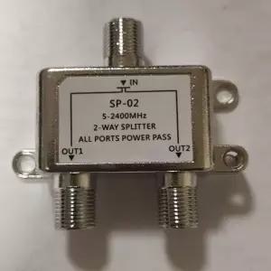 양방향 동축 케이블 스플리터 10-2602MHz 지원 RG6 호환 니켈 도금 CATV 위성 TV 안테나 시스템 및 MoCA
