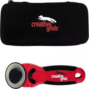 케이스가 포함된 Creative Grids 45mm 로터리 커터