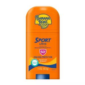 바나나 보트 스포츠 울트라 선크림 스틱 SPF 50 1.5온스 여행용 사이즈 미니 옥시벤존 프리