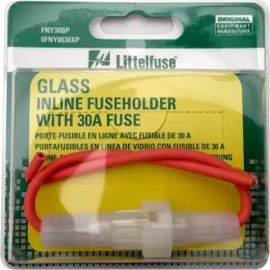 Littelfuse 0FNY0030XP ACS 유리 30암페어 카드형 인라인 퓨즈 홀더