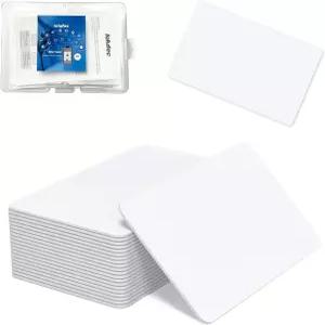 NTAG216 CR80 NFC 카드 30개 216 태그 888바이트 빈 프로그래머블 PVC 디지털 명함용으로 다시 쓸 수 있는