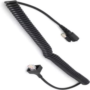 Kenwood KMC-27 TK-690 무전기 액세서리 마이크 케이블 스프링 라인 와이어