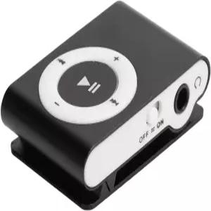미니 MP3 플레이어 휴대용 디지털 음악 미디어 백 클립이 있는 이어폰 및 USB 케이블이 최대 5시간 재생