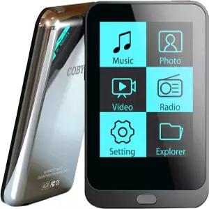 FM 라디오가 있는 COBY 2인치 4GB 비디오 MP3 플레이어(블랙) TFT LCD 터치스크린 USB 2.0 충전식 리튬