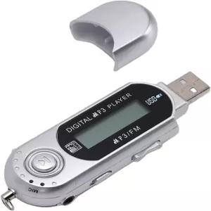 VBESTLIFE USB MP3 플레이어 2.0은 스포츠 야외 여행을 위한 WMA 포맷과 LCD 디스플레이 AA 배터리 구동