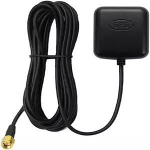 COVIDIR 차량 방수 액티브 GPS 안테나 SMA 남성 커넥터 28dB 게인 3-5VDC 마그네틱 포함