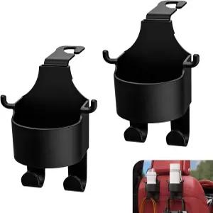 이디두 2PCS 뒷좌석용 자동차 헤드레스트 컵 홀더 휴대폰 다기능 대용량 걸이 정리함 키 우산 대부분의