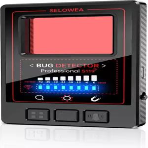 여행용 SELLOWEA 탐지기 안티 스파이 버그 GPS 추적기 휴대용; 프로페셔널