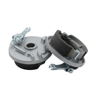 110mm M10*4 스터드 휠 허브 좌/우 앞 드럼 브레이크 패드 커버 (110cc 125cc 전기 ATV 고카트 버기 쿼드