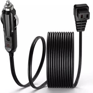 Keedin 자동차 냉장고 전원 케이블 12V/24V DC 16AWG 구리선 및 15A 퓨즈가 장착된 중장비용 시가잭 플러그