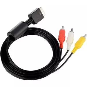 PS2 AV 케이블 오디오 비디오 코드 to RCA 복합 PlayStation과 호환되는 TV