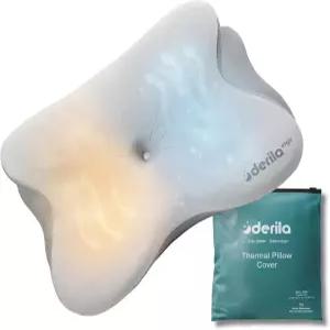 Derila Ergo 목 베개용 써멀 커버 메모리폼 지지 및 사이드 슬 쿨링 교체용