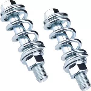 M10x1.25 배기 매니폴드 볼트 2개 자동차용 플랜지 수리 키트 켓용 스프링이 포함된 탄소강 및 너트