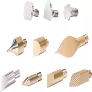 WEP 10PCS 교체용 파이로그래피 팁(솔리드 타입)만 939D-II 939D-VII 우드 버닝 키트와 호환됩니다
