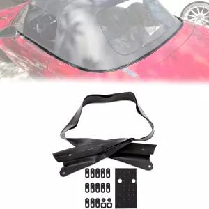 HECASA 레인 레일 교체용 1990-2005년형 마쓰다 MX5 미아타 컨버터블 상단 플라스틱 블랙과 호환됨