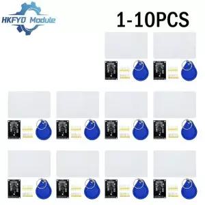 110PCS RC522 미니 RFID 모듈 13.56MHz IC 카드 센서 읽기 및 쓰기 컴팩트 사이즈