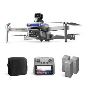 카메라가 장착된 S119 4K 드론 GPS 자동 복귀 장애물 회피 브러시리스 모터 5G 화면 리모컨 배터리 3개 75
