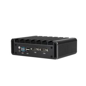팬리스 산업용 미니 소형 PC 인텔 N150 2xRTL8111H LAN 2xHDMI2.0 2xRS232 DDR4 WiFi BT 윈도우10 리눅스