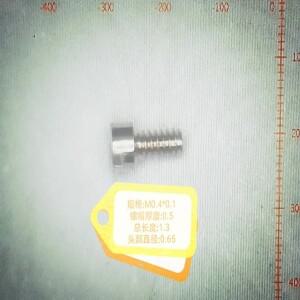 2개 시계 액세서리 정밀 일체형 올스틸 마이크로 무브먼트 나사 M0.4/0.5/0.6/0.7/0.8/0.9/1.0