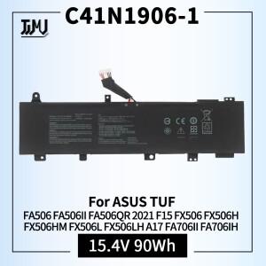ASUS ROG 제피러스 듀오 15 GX550 용 C41N1906-1 배터리 TUF 게이밍 A17 TUF706QE F17 FA506