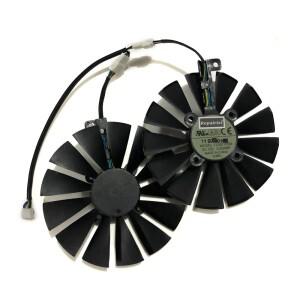 2개/세트 GPU 쿨러그래픽 팬T129215SM적용 대상 ASUS ROG-POSEIDON-GTX 1080Ti-P11G-GAMING적용 CERBERUS G