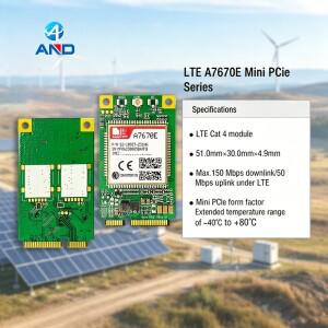 1PC A7670E 미니 소형 PCIE LTE Cat-1(GPS GNSS 포함)