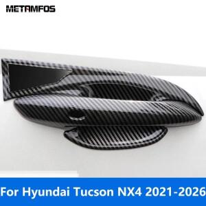 호환 투싼 NX4 2021-2025 2026 사이드 문 핸들 볼 커버  크롬 보호 캡 외장 액세서리 자동차 스타일링