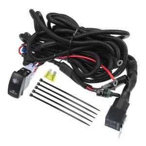 AUTOHAUX 라디에이터 커넥터 스위치 키트 릴레이 RZR 폴라리스 로커 XP 1000용 냉각 LED 900 배선 세트 레인저 800