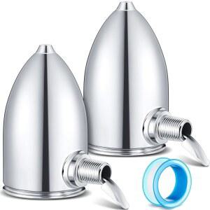 Gisafai 2팩 스팀 라디에이터 에어 벤트 플로트 3cm 8인치 NPT 밸브 레귤레이터 타입 마운트 앵글