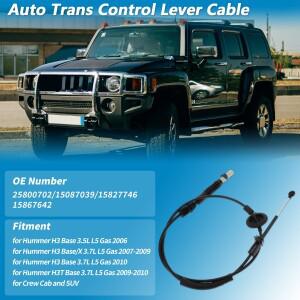 UXCELL No.25800702 Hummer H3 2006-2010용 자동 변속기 기어 시프트 케이블