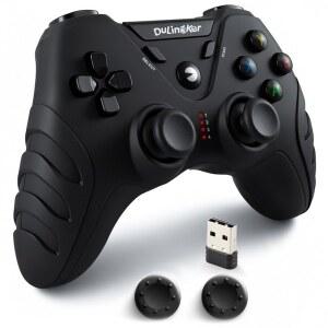 DuLingKer PC Controller Wireless ps3 플스호환용 Hall Effect Du Gamepad and Joysticks Controllers with