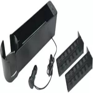 츠치야 YAC 카 인테리어 제품 수납 시트 측면 포켓 레인보우 USB+TypeC PF42
