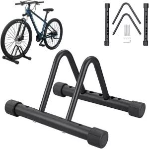 Esluve 자전거 스탠드 폭 조절 가능 주차용 앞바퀴 및 뒷바퀴 호환 분할형 2 45인치 3 5cm 로드 바이크