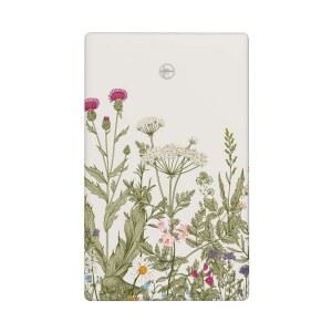 Wild Flowers 콤비네이션 블랭크 1개 로커 스위치 11 커버 꽃무늬 2갱 조명 장식 4cm 플레이트 장식용 플레이트 빈티지 콘센트 커버 11