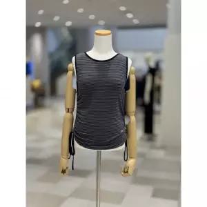 일부수량 주크 사이드 셔링 스트라이프 슬리브리스 티셔츠 V262MSM940 2793759