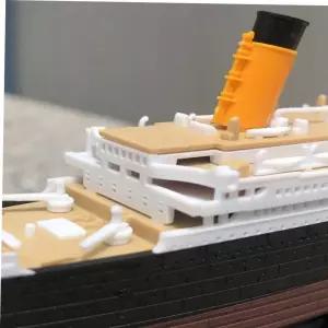 TITANIC 완성형 유람선 모형 디오라마 크루즈 선박 수집용 인테리어 장식 세트