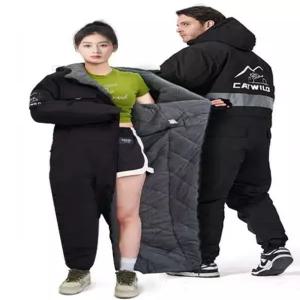 전기자전거 겨울 방한복 지퍼형 상하 일체형 방수 방풍 보온 라이더 작업복 바람막이