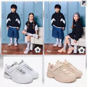 [롯데백화점]휠라 키즈 디스럽터 24 밸크로 KD 3XM02408G 새학기 등원화 최초가79,000원[남여공용]