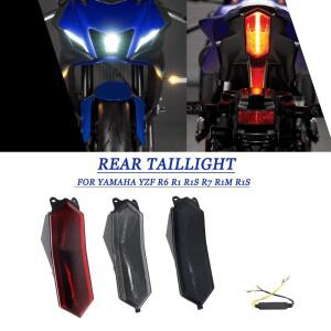 Yamaha YZF R6 R1 R1S R7 YZF-R1M R1S YZF-R7 2017-2022 고휘도 LED 미등 용 오토바이 후방 미등