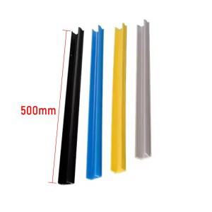 20Pcs 6mm/8mm/10mm 하드 슬롯 커버 20/30/40/45 시리즈 EU 알루미늄 프로파일 용 500mm 길이 플랫 씰 패