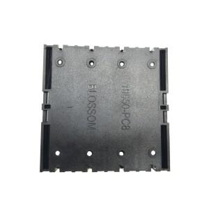 핀이 있는 18650 배터리 홀더, 케이스 박스, 4 개 병렬 3.7V-14.8V 극, 납땜용 블랙