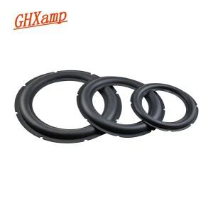 8인치 10 12 서브 우퍼 스피커 고무 서라운드 수리 서스펜션 액세서리 노치 트림 197mm 252mm 302mm 2PC