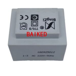 BingZi T70/B S5-F838 1-3 AC 220V/50Hz 6-7 8V/0.15A 8-9-10 7.5V-0-7.5V/0.24A 5VA 군인 단어 변압기