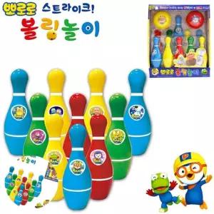 신나는놀이 유아체육교구 실내장난감 어린이집장난감 어린이운동 뉴 뽀로로 볼링놀이세트