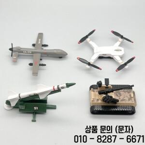 국내 디지털 육군 조립 모델 탱크 로켓 무인 정찰 항공기 장난감 장식품