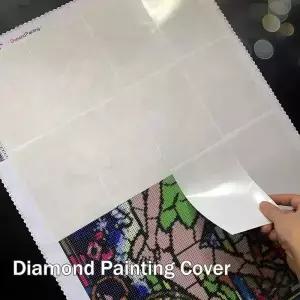 다이아몬드 페인팅 릴리스 페이퍼 양면 논스틱 커버 교체용 종이 DIY 도구 액세서리 방진