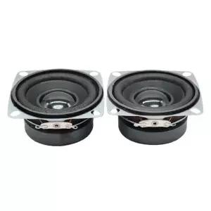 2 개/몫 인치 4 옴 3W 범위 스피커 휴대용 52MM 오디오 서브 우퍼 DIY Hifi 스테레오 Sqau 블루투스