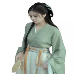 졸업사진 선녀복 사극 중국전통의상 코스튬 컨셉 옷 촬영 골드 세트 선녀옷 전통 공주