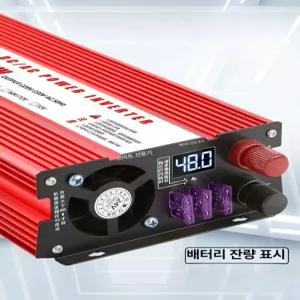 비상용 배터리 인버터 48v 220v 2400w 2800w 3200w 24v 12v 시동 변환기 및