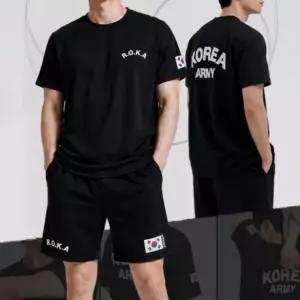 남여공용 데일리 Roka 반바지 4컬러 티셔츠 반팔티 군인